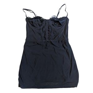 Urban Outfitters Black Lace Balconette Adjustable Mesh S Corset NWT Romantic